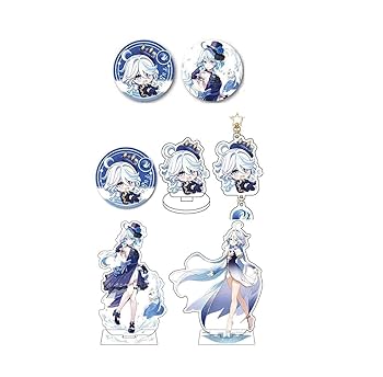 原神 フリーナ まとめ売り アクスタ 缶バッジ Amazon.co.jp: 原神 フリーナ セット 水神 フォカロルス